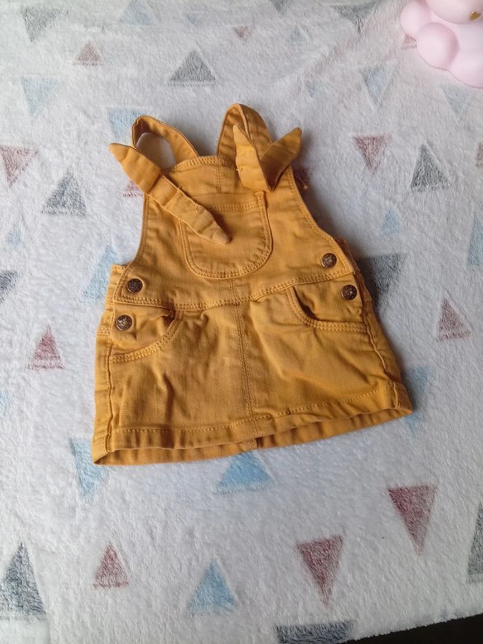 Robe salopette jaune