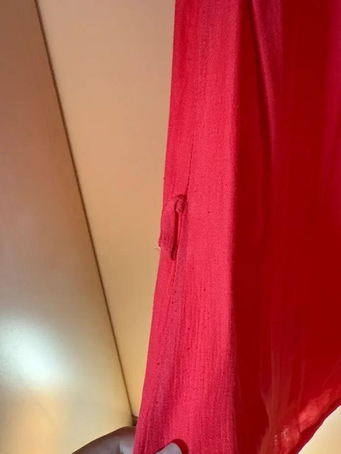 Robe rouge uni - photo numéro 4