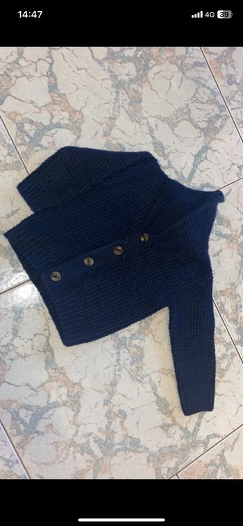 Gilet grosse laine