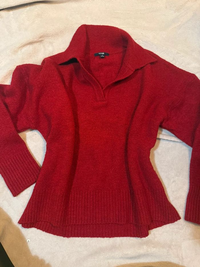 Pull rouge - photo numéro 6