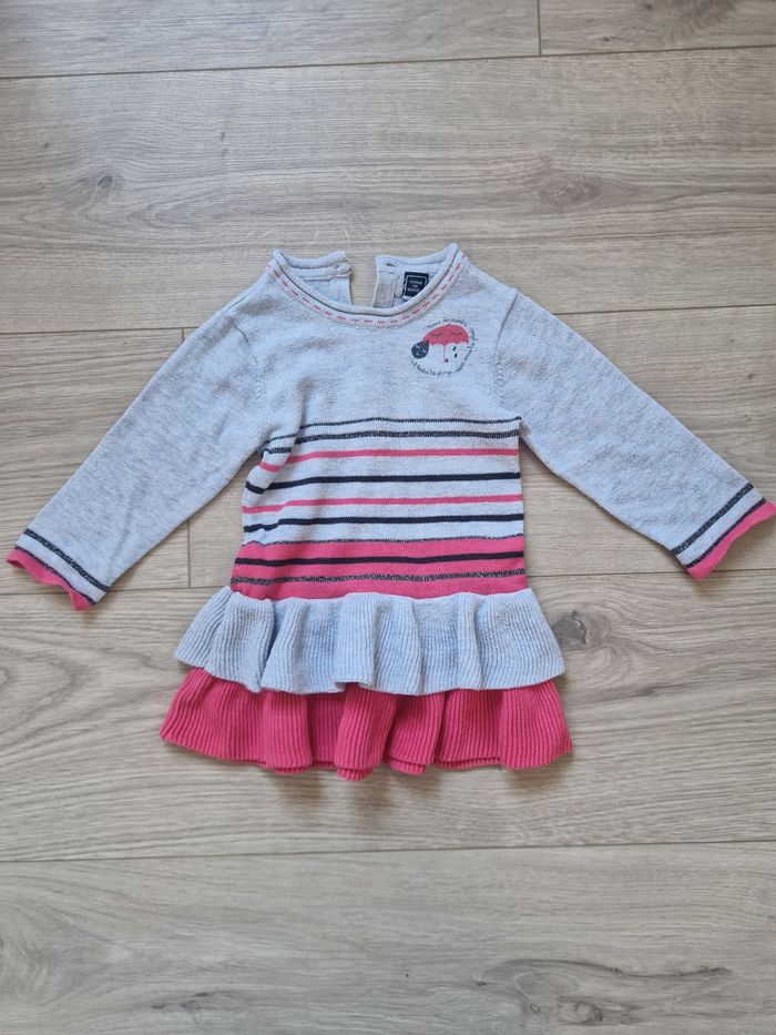 Robe pull bébé fille Terre de Marins 6 mois