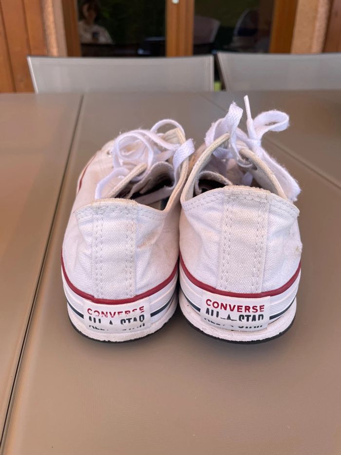 Converse all star blanches pointure 36 - photo numéro 2