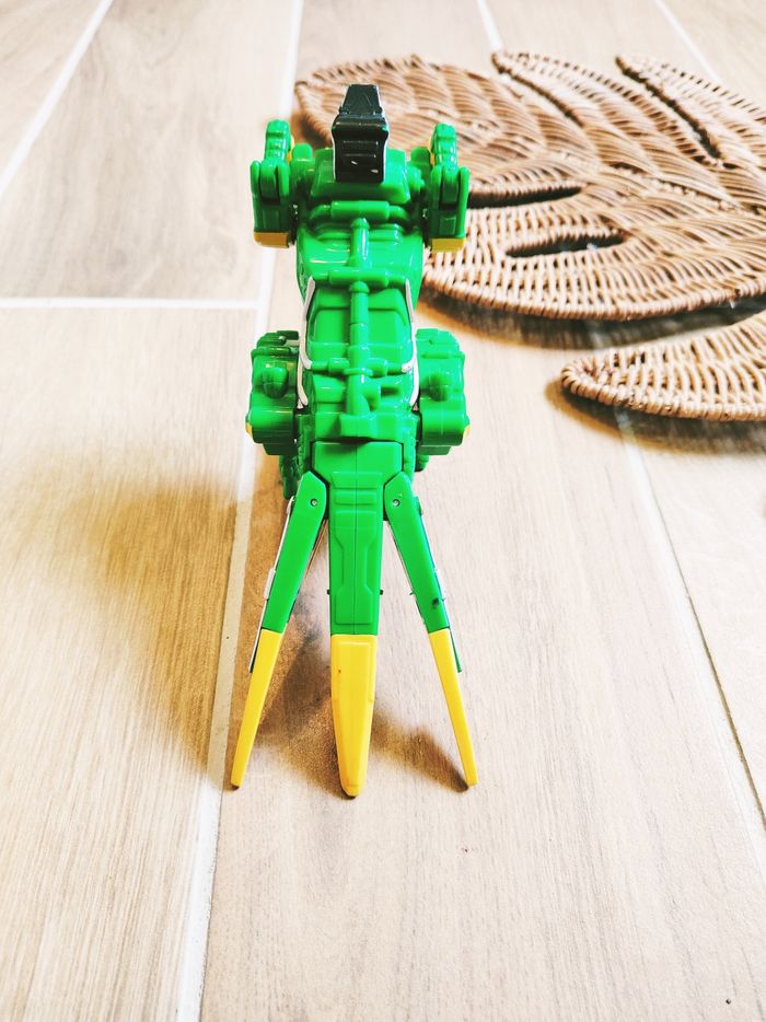 🙅 Power rangers dino charge gros zord dinosaure Raptor vert marque bandai - photo numéro 4