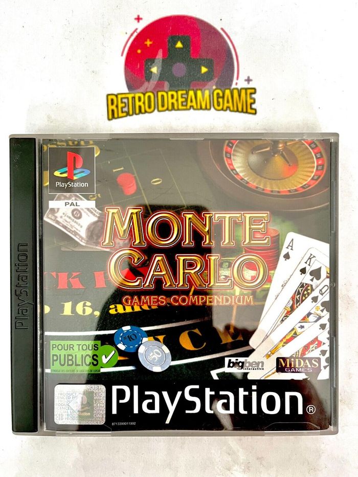 Monte carlo games Compendum pour Playstation