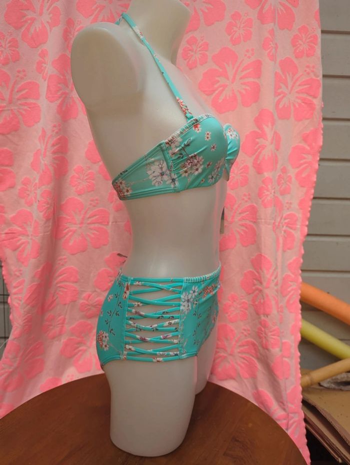 Bikini bandeau taille haute Sunseeker S - photo numéro 11