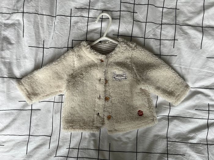 Gilet blanc 6 mois