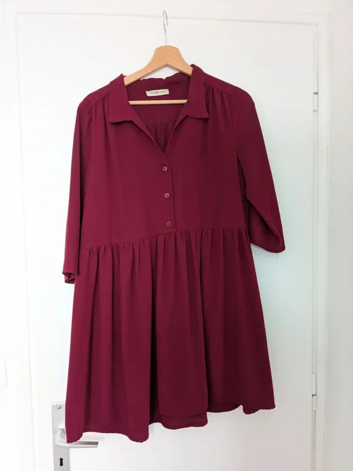 Robe courte Bordeaux