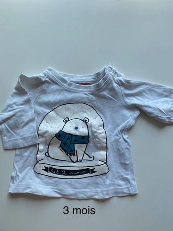 Tee shirt 3 mois