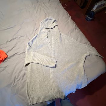 Gilet over size gris