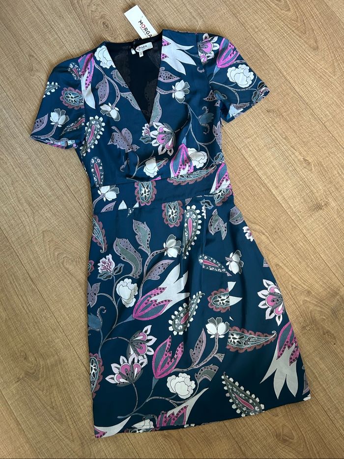 Robe imprimée neuve à manches courtes Morgan taille 34 (valeur 70€) - photo numéro 7