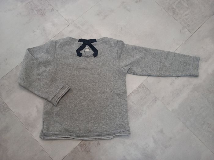 Pull gris argenté fille 3 ans - photo numéro 3