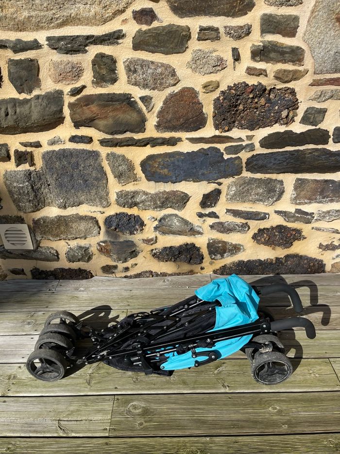 Poussette canne bleu turquoise - Baya 2 - Bébé 9 - photo numéro 8