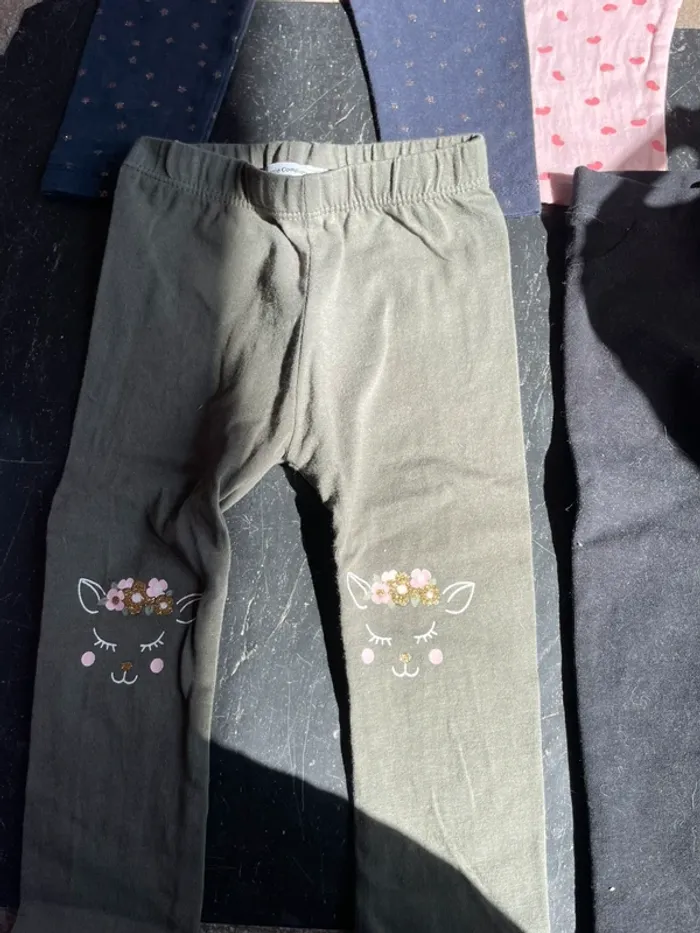 Lot 4 leggings 12 mois - photo numéro 4