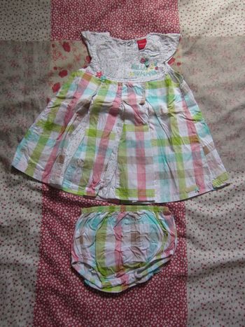 Robe été sans manches 9 mois