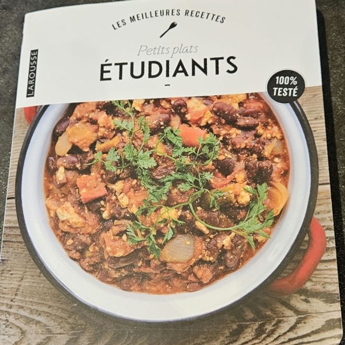 Livre cuisine pour étudiants