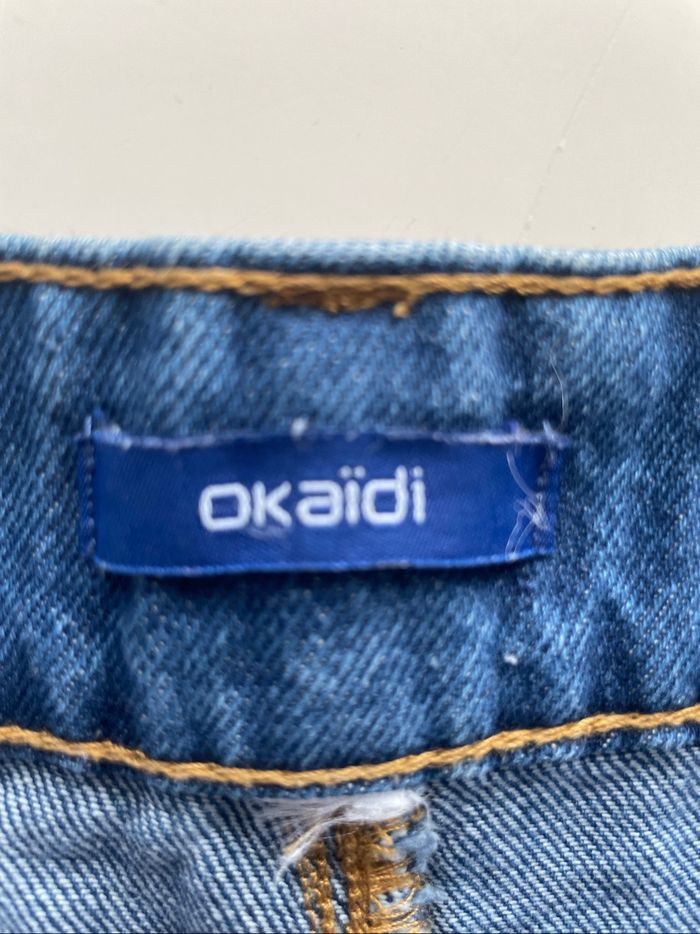 Short en jean Okaïdi taille 10 ans - photo numéro 4