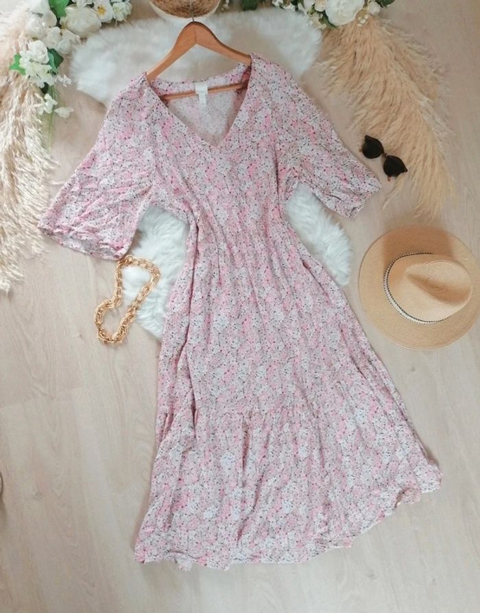Robe longue bohème taille M H&m