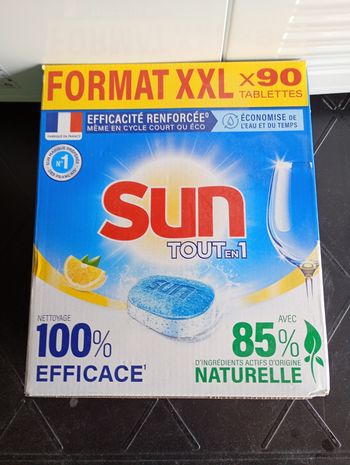 Tablettes lave vaisselle sun 