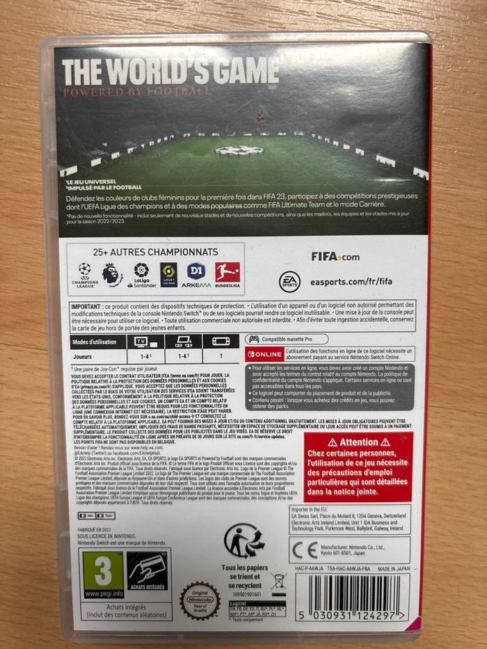 FIFA 23  Nintendo Switch - photo numéro 2