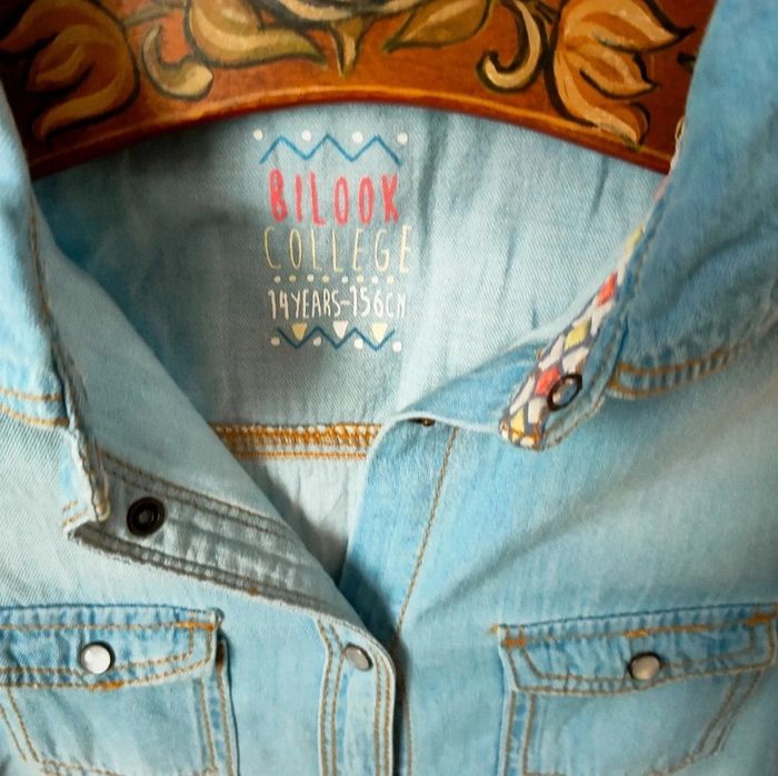 Chemise jean fille 14 ans - photo numéro 2