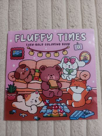 Livre de coloriage Cozy Fluffy Times – Coloriage détente pour enfants ou adultes