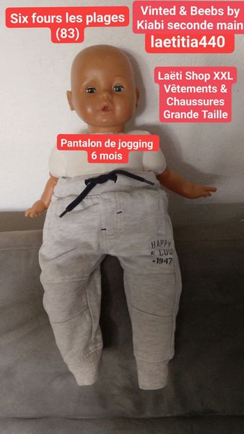 Pantalon de jogging 6 mois garçon