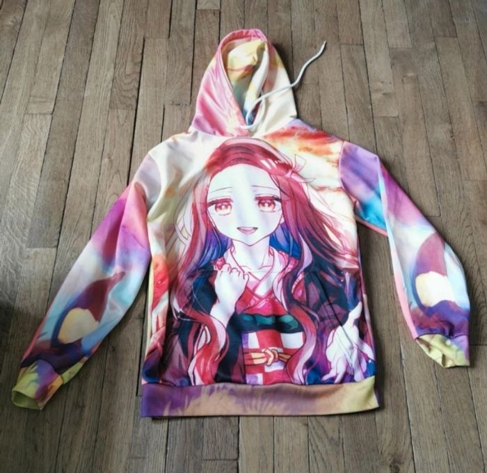 Sweat capuche manga poche kangourou