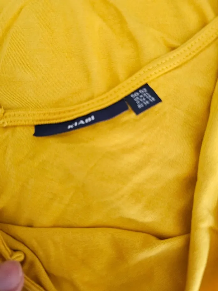 Débardeur jaune t 50/52 femmes grande taille - photo numéro 3