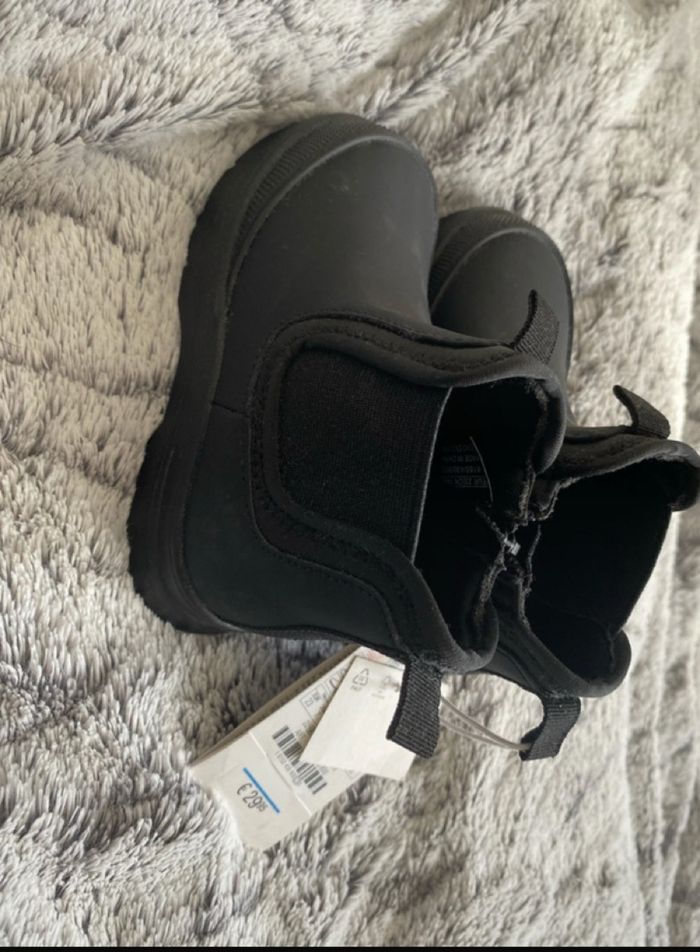 Botte noir garçon taille 23 Zara - photo numéro 3