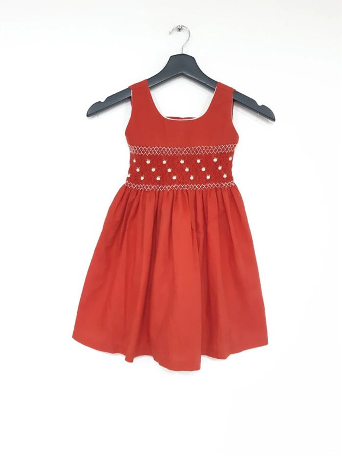 Robe rouge 4 ans