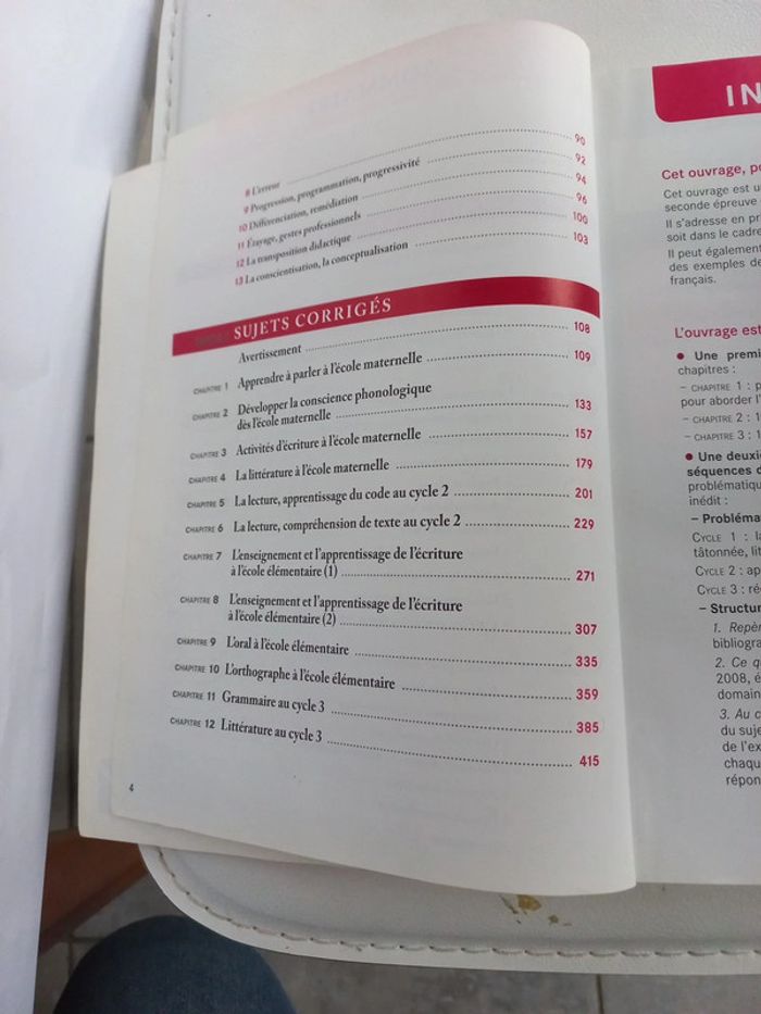 Livre de préparation au crpe français oral professeur des écoles - photo numéro 3