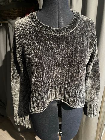 Pull court oversise taille 14 ans