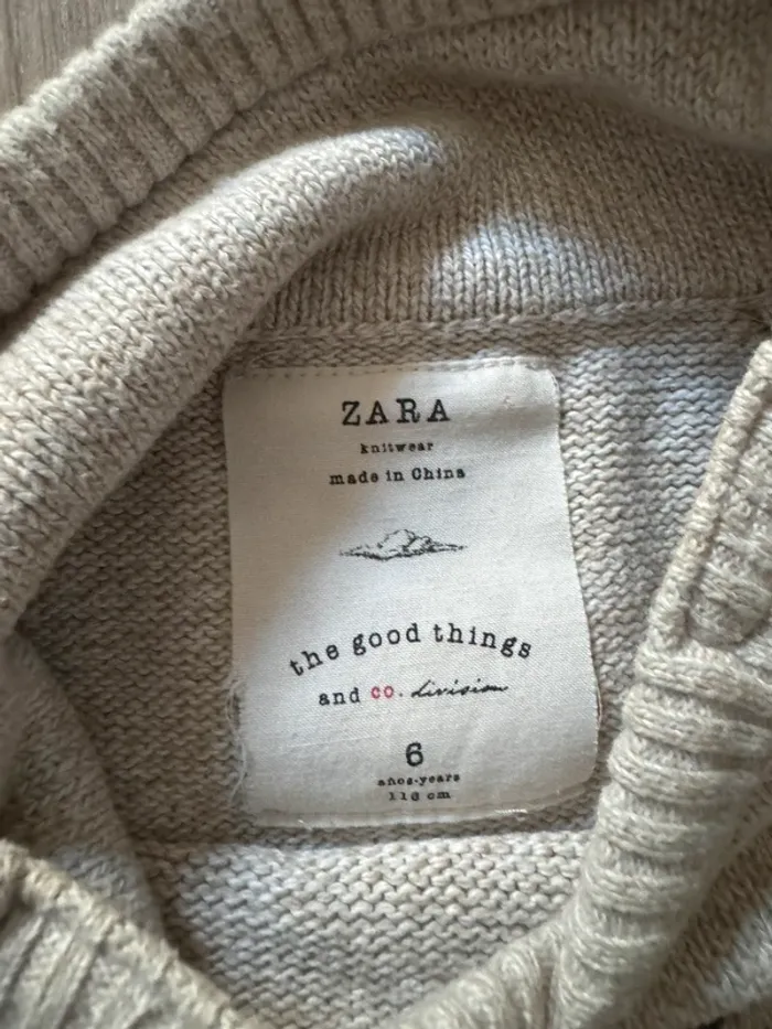 Pull Zara garçon - photo numéro 2