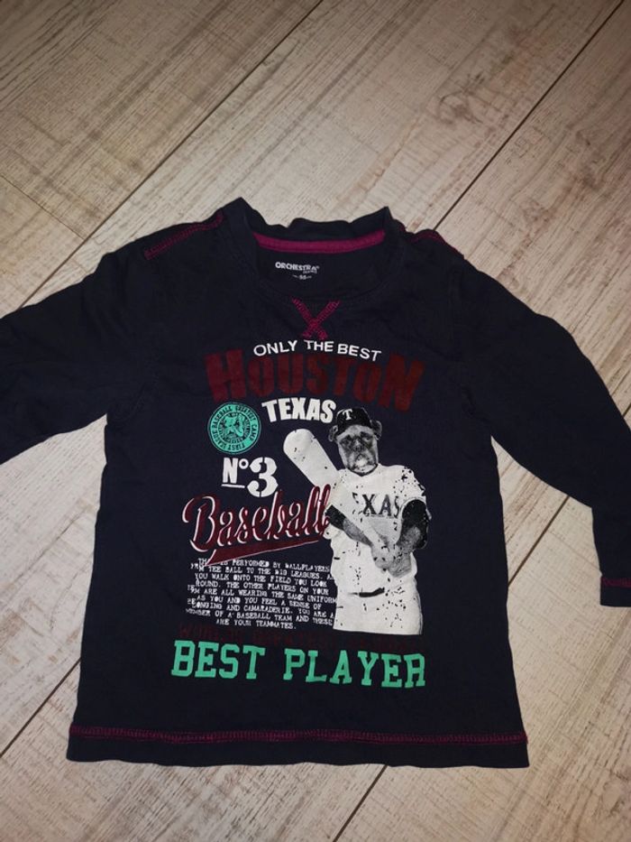 Maillot longues manches orchestra 3 ans