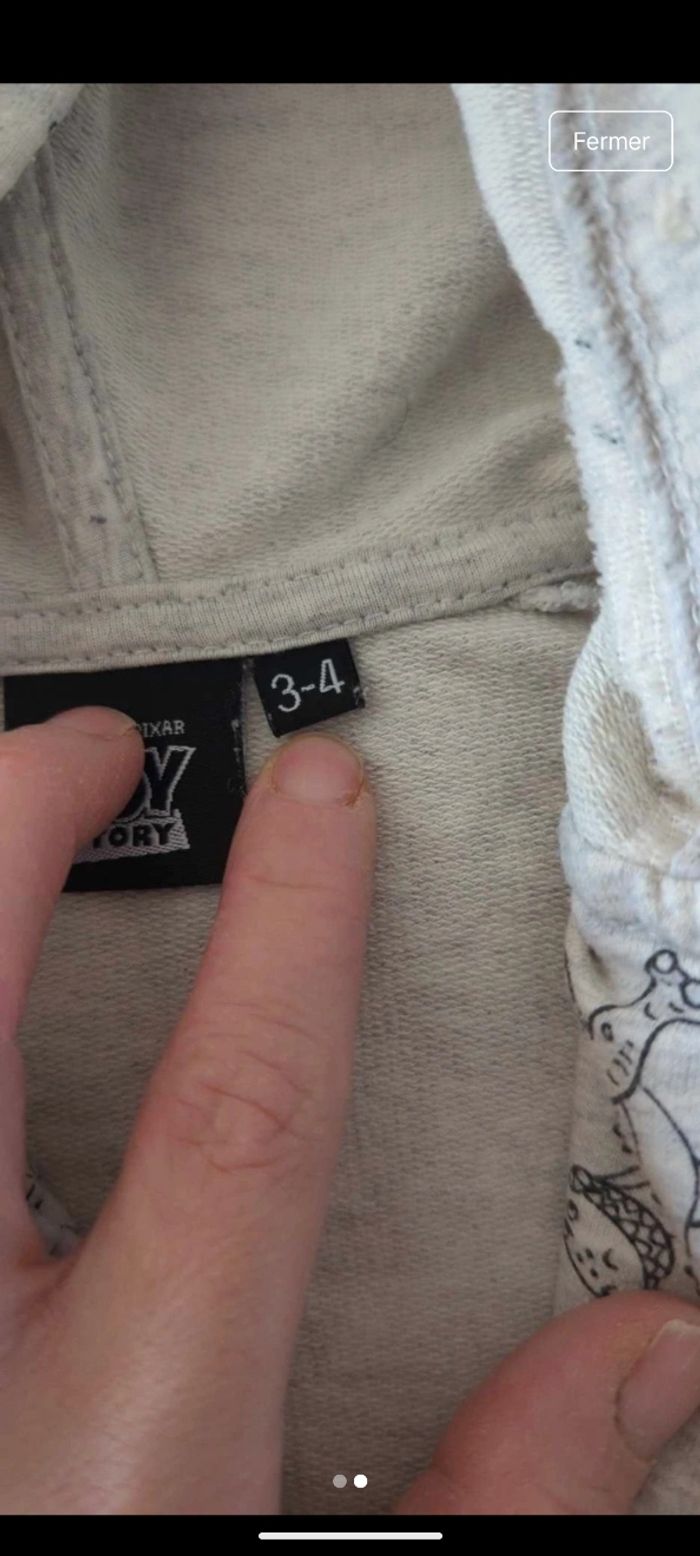 Pull garçon 3-4 ans toy story - photo numéro 2