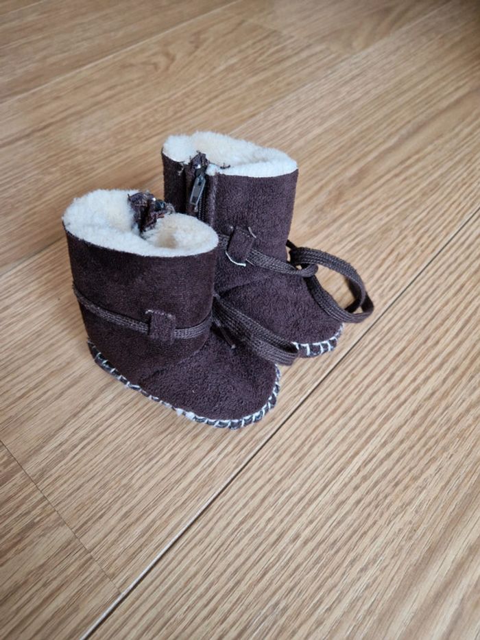 Bottes bébé fourrées - 3 mois
