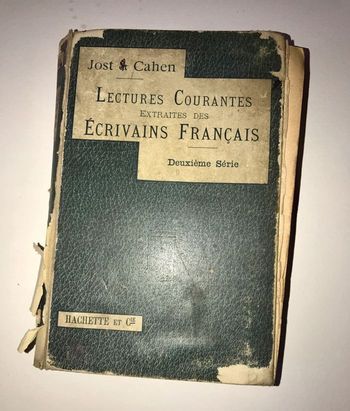 Lectures courantes extraites des écrivains français livre