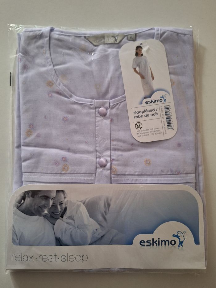 Longue chemise de nuit imprimée