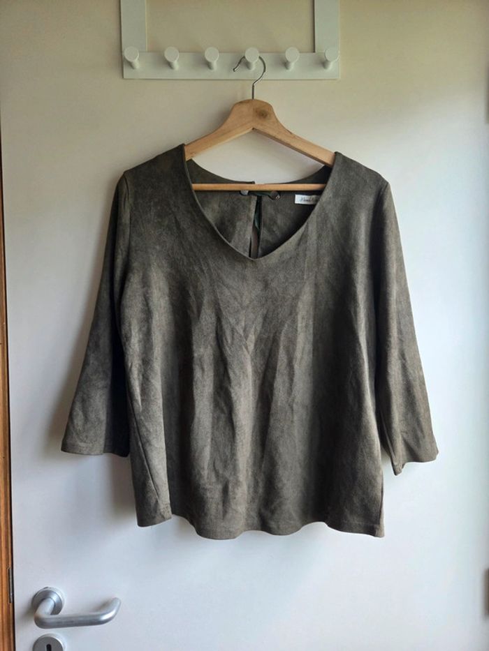 Blouse noémie & co taille L - douce et élégante avec dos ouvert