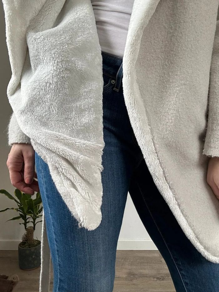 Rougegorge Gilet hiver gris clair – Taille 36 – Très bon état - photo numéro 5