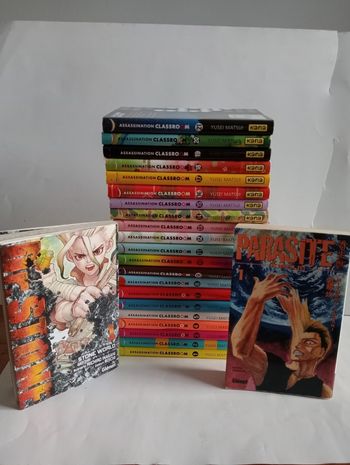 Assassination Classroom intégrale +2 mangas  Dr stone et parasite offerts