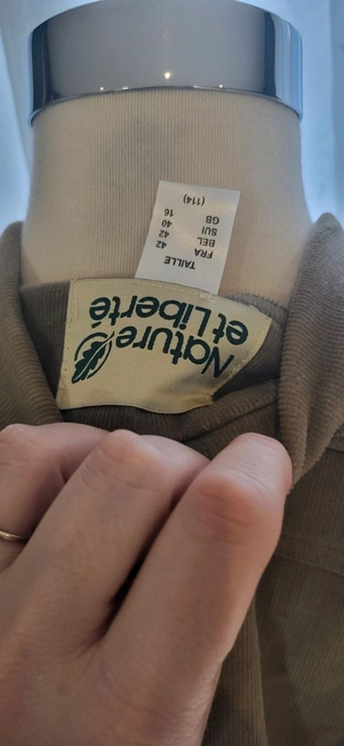 Veste velour Nature et Liberté 42 - photo numéro 5