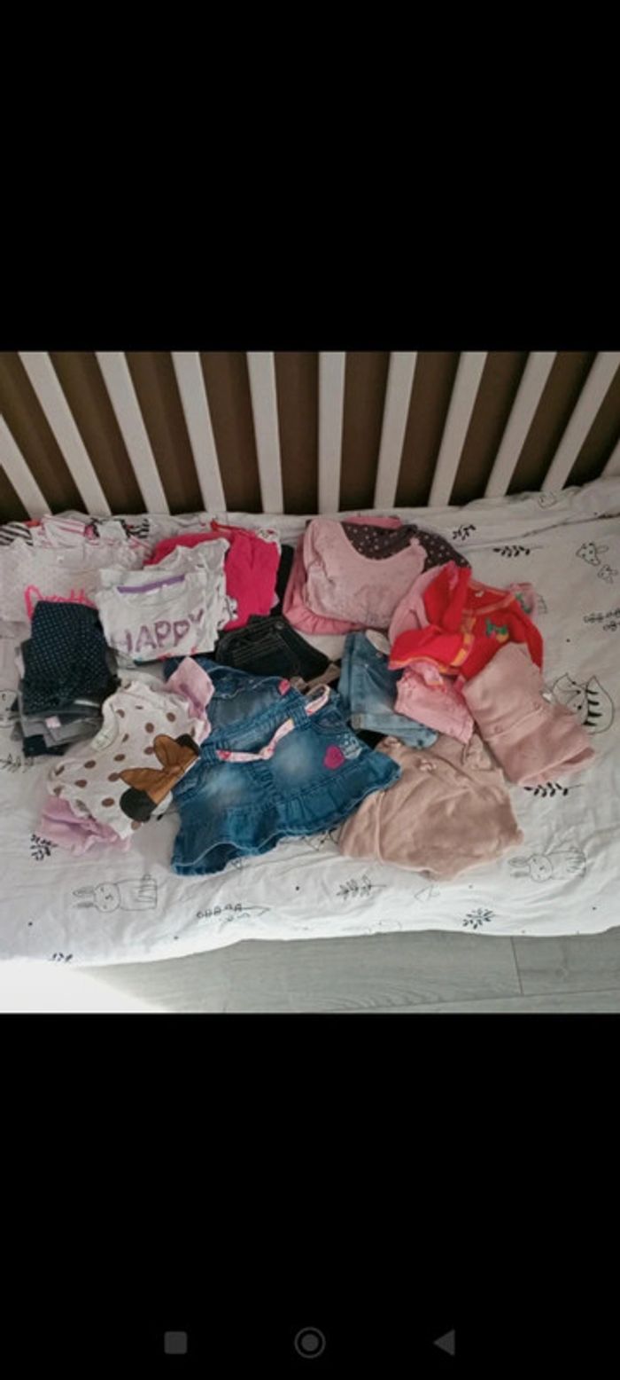 Lot de vêtements printemps été fille en taille 6 mois