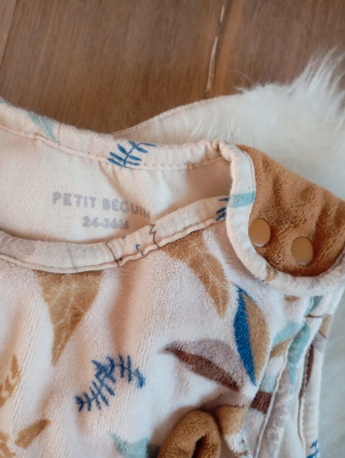 Petit Beguin 🌟 Gigoteuse à Pied Mixte moutarde - pied antidérapant rabattable - 24 / 36 mois - photo numéro 2