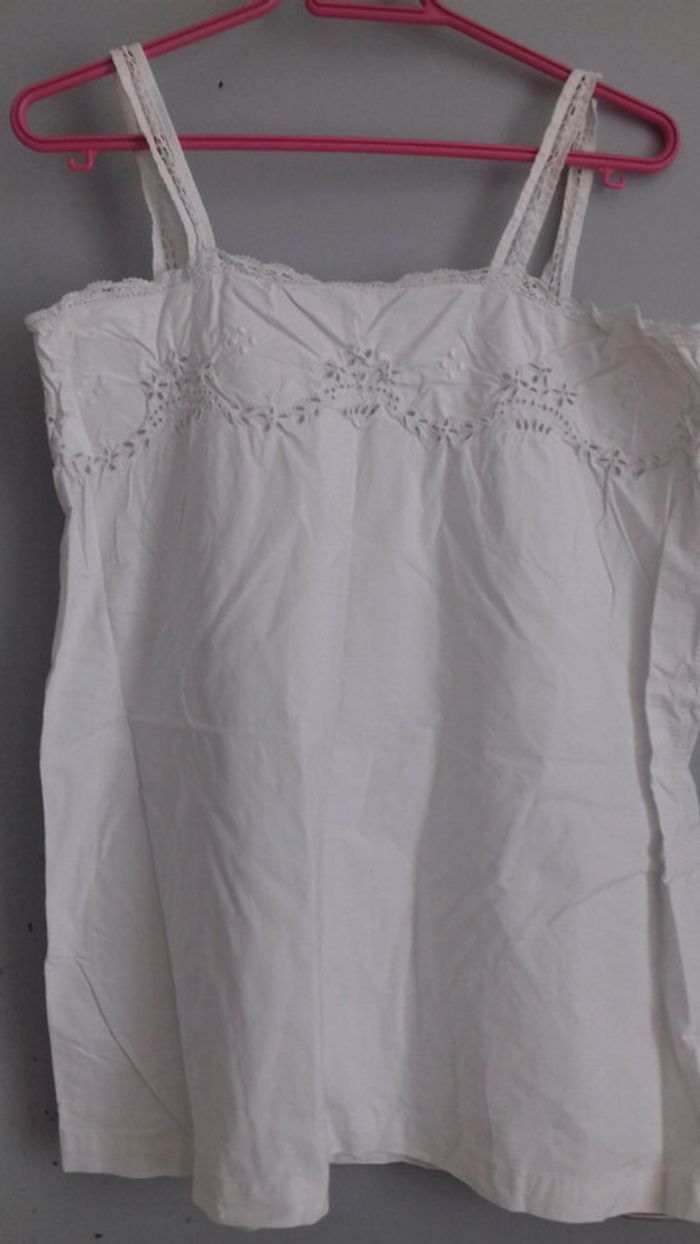 Blouse blanche vintage