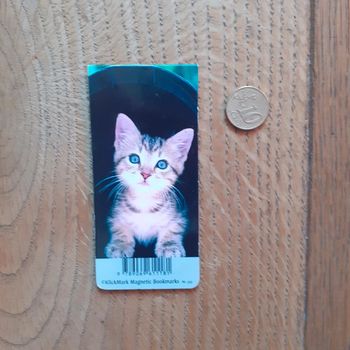 Marque pages magnétique chat