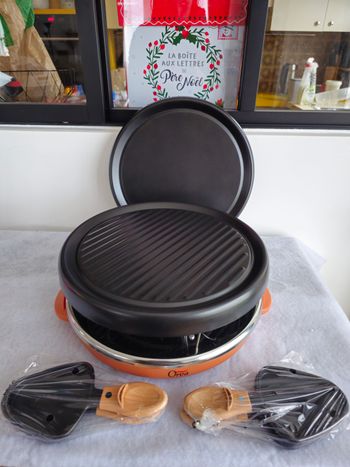 Appareil à raclette 6 personnes 3 en 1 neuf