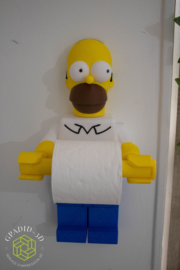 Dévidoir de papier toilette ou simple décoration murale - photo numéro 3