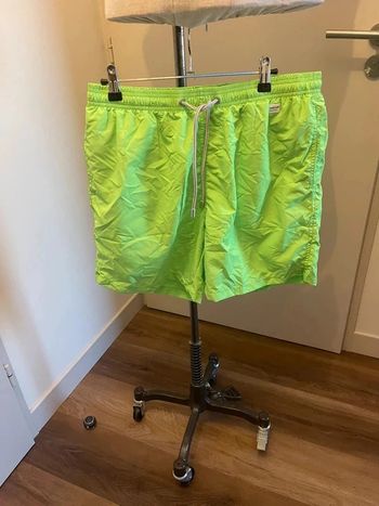 MC2 Saint Barth - Short de bain, "Lighting pantone" Vert fluo, taille L