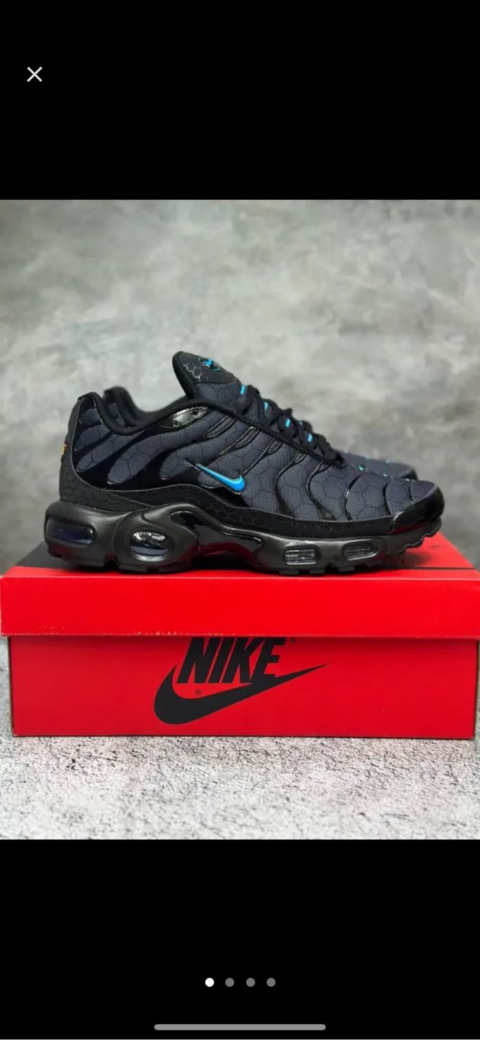 Nike tn black hex noir bleu 36